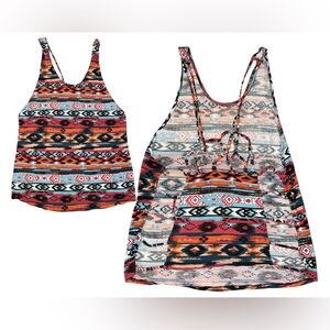 Women’s pout sexy Aztec tank top